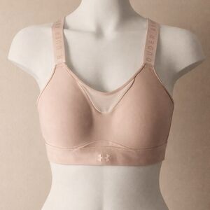 Under Armour Women's Blush Pink Sports Bra